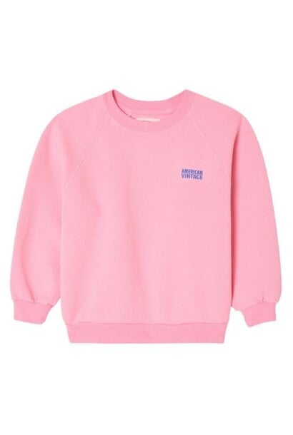 American Vintage izubird sweat ml col rond barbe a papa vintage trui