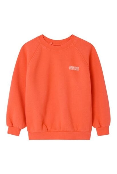 American Vintage izubird sweat ml col rond vintage mandarin tree trui