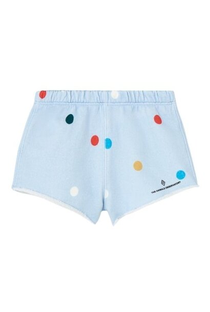 The Animals Observatory turtledove baby short sweatpants blue