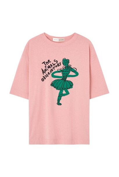 The Animals Observatory collie kid t-shirt soft pink