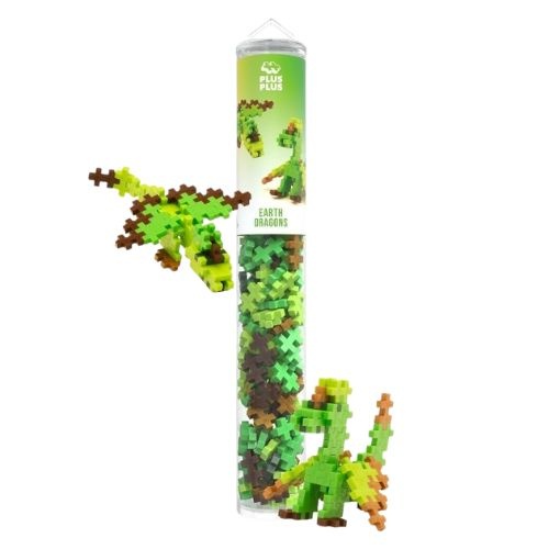 Plus-Plus earth dragons 100 stuks tube-1