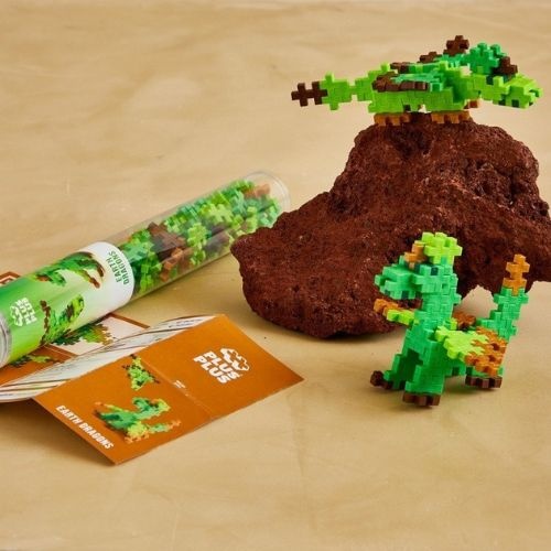 Plus-Plus earth dragons 100 stuks tube-2