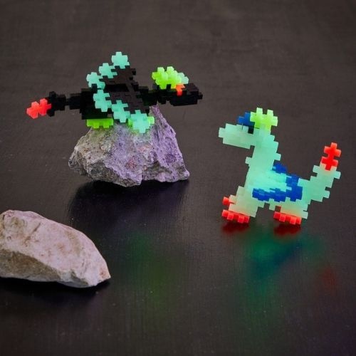 Plus-Plus glow dragons 100 stuks tube-3