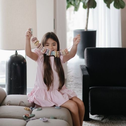 Mushie lacing bead toy set vormpjes rijgen-3