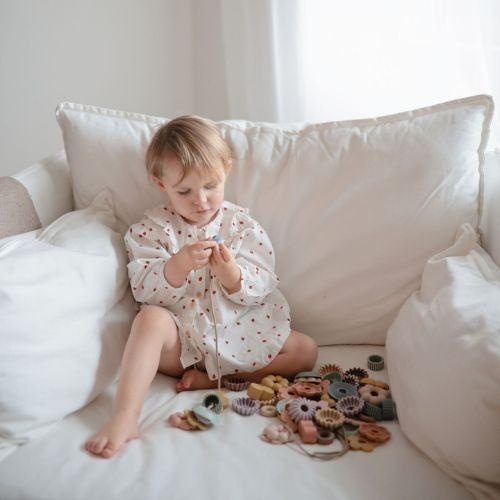 Mushie lacing bead toy set vormpjes rijgen-4