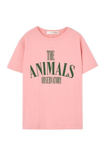 The Animals Observatory pupfish kid t-shirt soft pink
