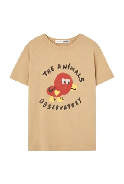 The Animals Observatory rooster kid t-shirt soft brown