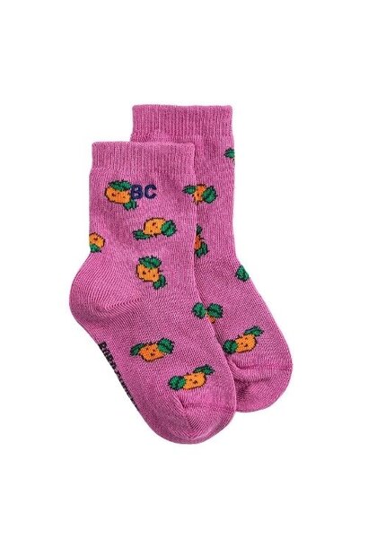 Bobo Choses tangerine all over short socks - sokken