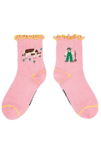 Bobo Choses farm adventure ruffled short socks - sokken