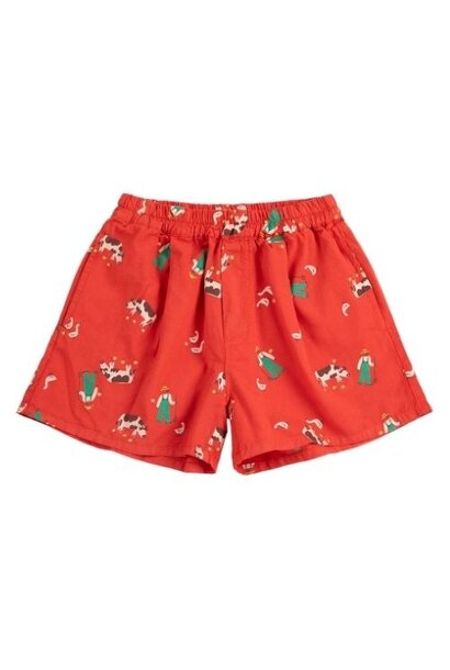 Bobo Choses farm adventure all over woven shorts - korte broek