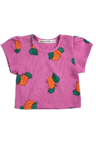 Bobo Choses tangerine all over t-shirt