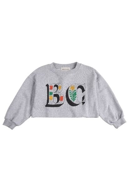 Bobo Choses spring letters cropped sweatshirt - trui