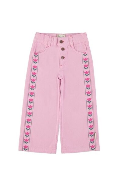 Piupiuchick flare trousers lilac - broek