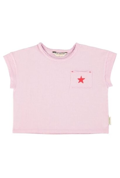 Piupiuchick t-shirt lilac w/ "A" print