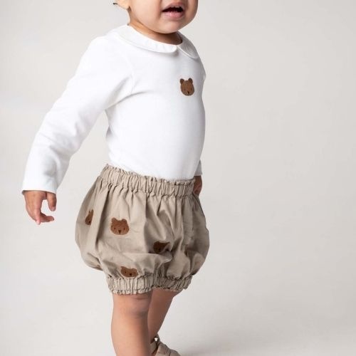 Donsje Amsterdam davo bodysuit bear off white - romper-3