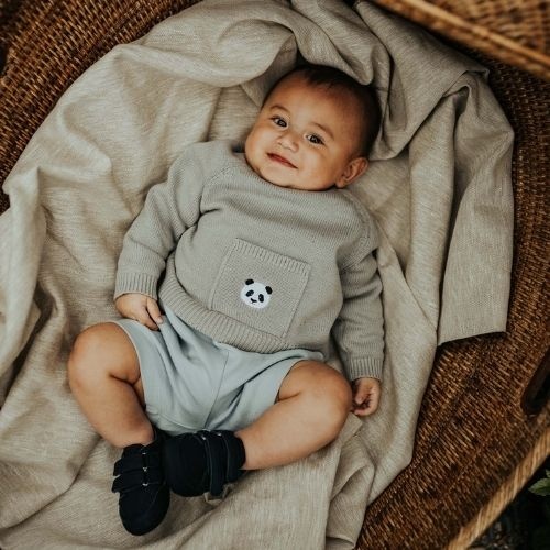 Donsje Amsterdam loeke sweater panda silver grey - trui-3