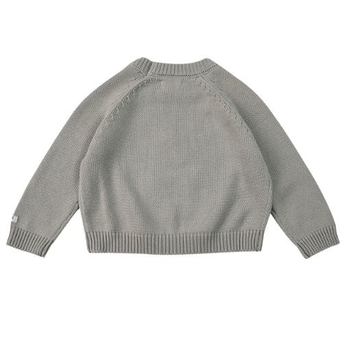 Donsje Amsterdam loeke sweater panda silver grey - trui-5