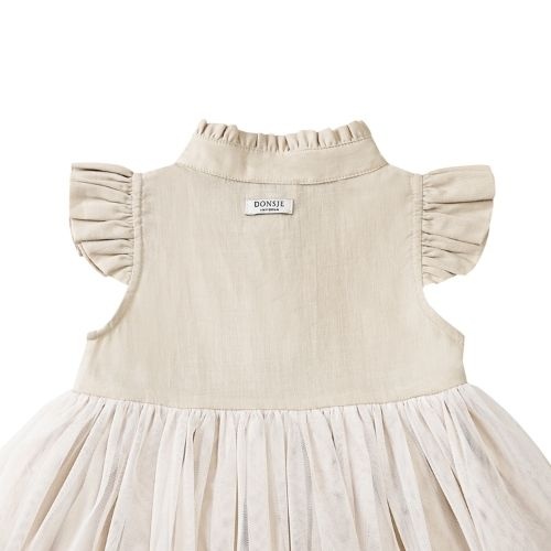 Donsje Amsterdam fleurance dress soft sand - jurk-6