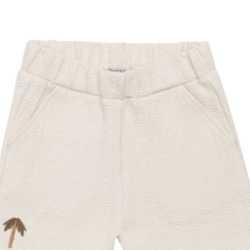 Donsje Amsterdam baby ithri shorts palm tree warm white-4