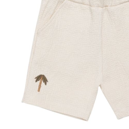 Donsje Amsterdam baby ithri shorts palm tree warm white-5