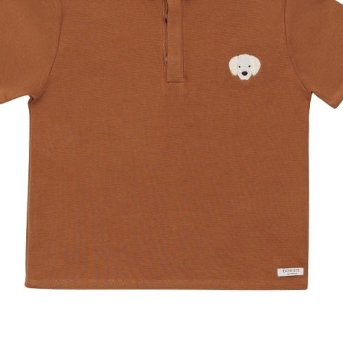Donsje Amsterdam baby wouti shirt golden retriever rust-4