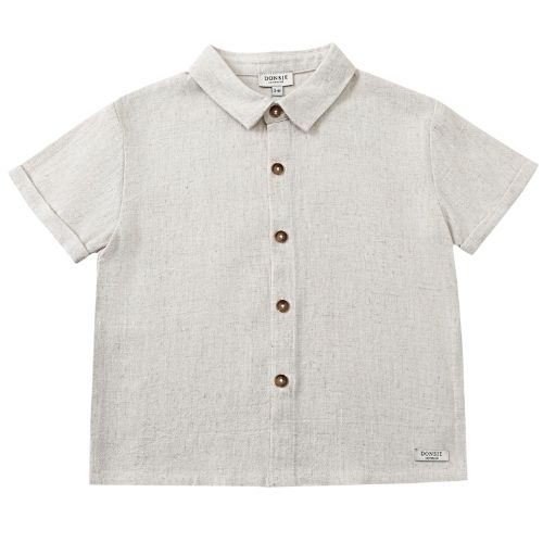 Donsje Amsterdam brammie shirt warm white melange-1