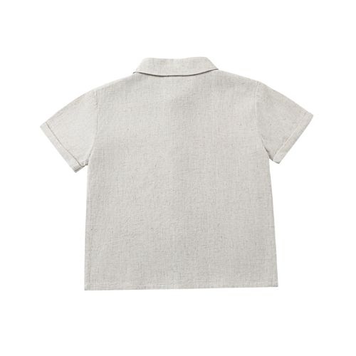 Donsje Amsterdam brammie shirt warm white melange-5