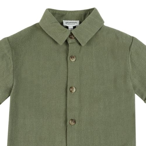 Donsje Amsterdam baby brammie shirt jade green-3