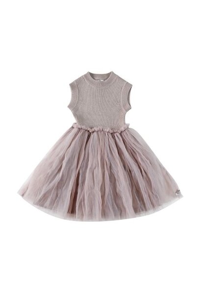 Donsje Amsterdam baby xewa dress lavender brown - jurk