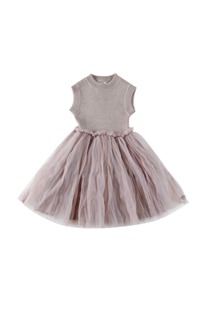 Donsje Amsterdam xewa dress lavender brown - jurk