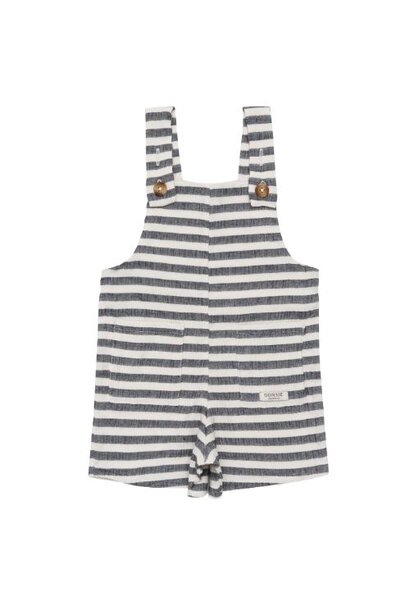 Donsje Amsterdam dann overalls blue marine - white striped