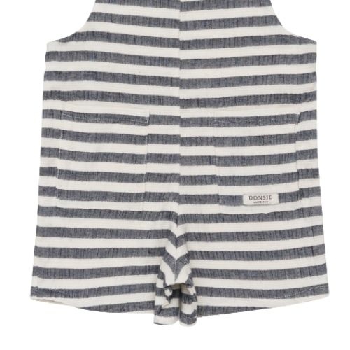 Donsje Amsterdam dann overalls blue marine - white striped-3