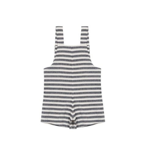 Donsje Amsterdam dann overalls blue marine - white striped-5