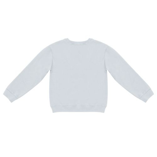 Donsje Amsterdam muckie sweater white tiger ice blue - trui-5