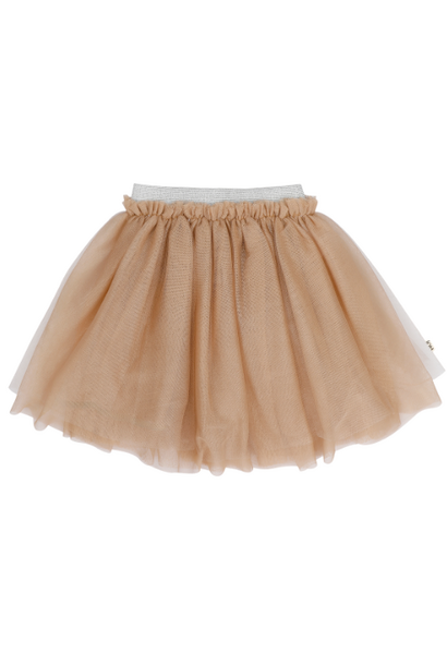 House of Jamie tutu skirt shiny beige tulle -  rok