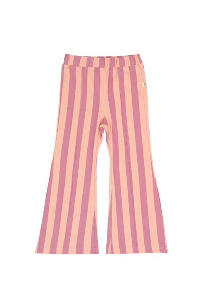 House of Jamie flared pants violet bellini stripes - broek
