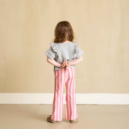 House of Jamie flared pants violet bellini stripes - broek-5