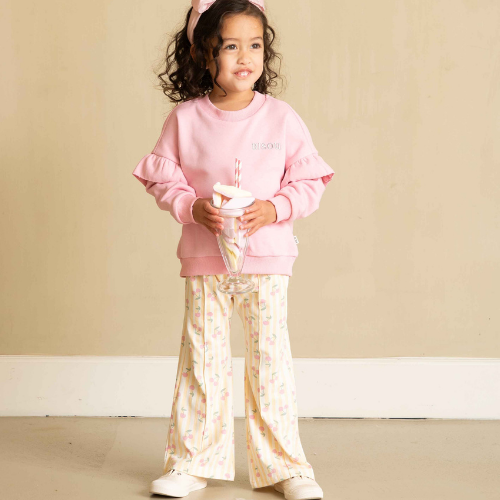 House of Jamie flared pants cherry party - broek-4