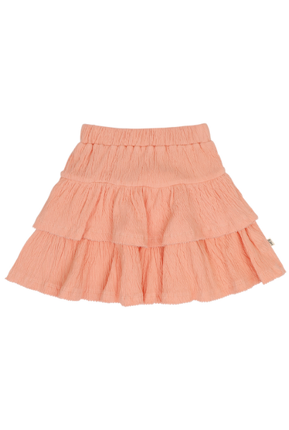 House of Jamie ruffled skirt bellini rose crinkle cotton - rok