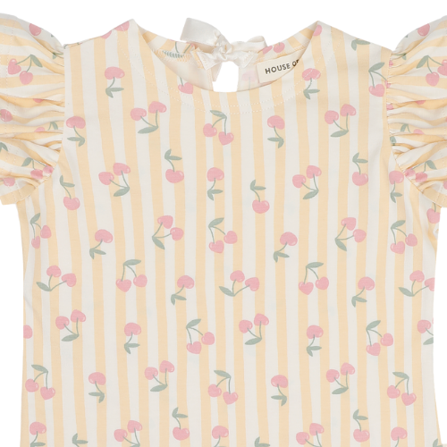 House of Jamie ruffled tee cherry party - shirt-5