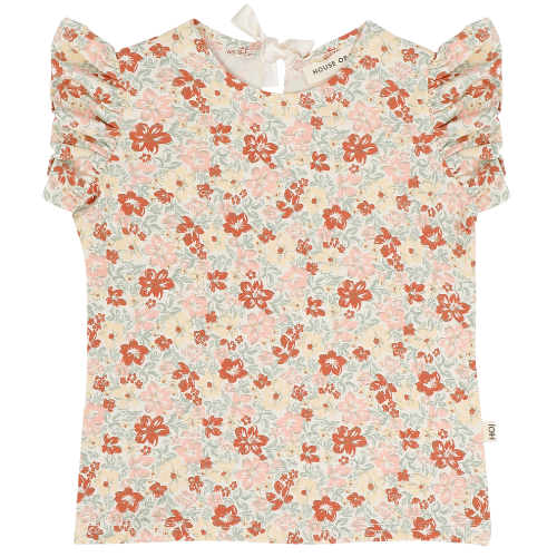 House of Jamie ruffled tee flowerbomb - tshirt-1