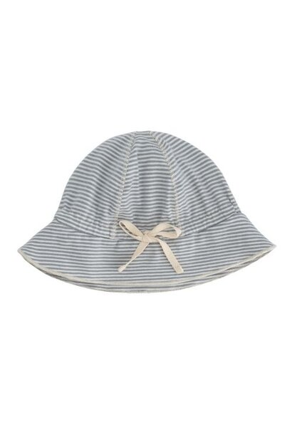 Gray Label baby sun hat gots stone grey - cream | zonnehoedje