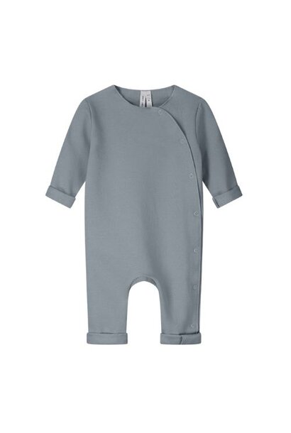 Gray Label baby suit with snaps gots stone grey | romper