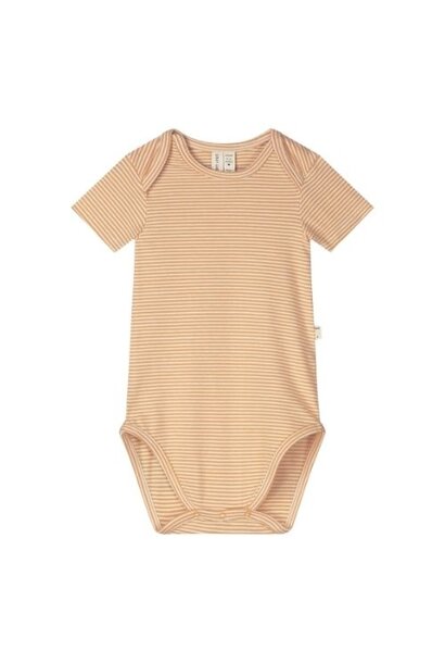 Gray Label baby onesie gots melon - cream | romper