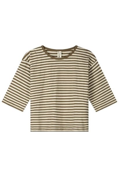 Gray Label dropped shoulder tee gots woody - cream | t-shirt
