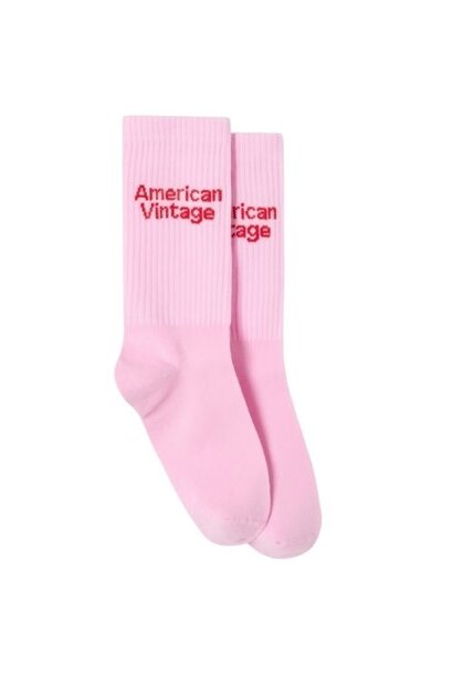 American Vintage clypsun chaussettes lilas sokken