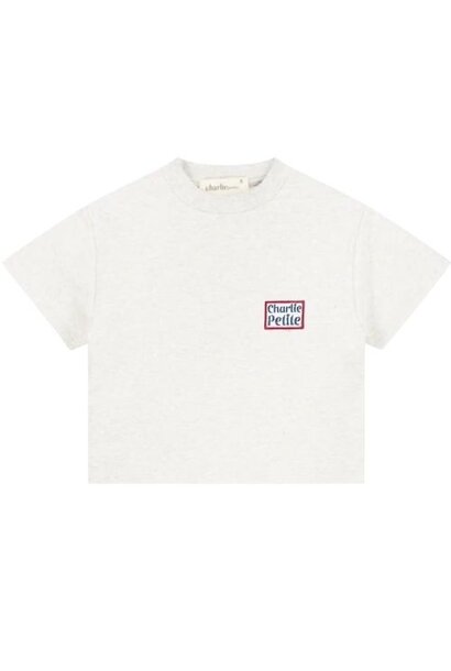 Charlie Petite presley t-shirt ecru