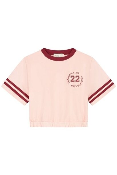 Charlie Petite lianne t-shirt pink washed