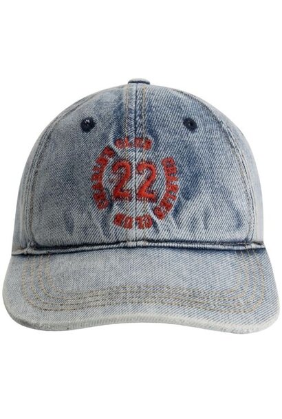 Charlie Petite phyllen cap snow blue - pet