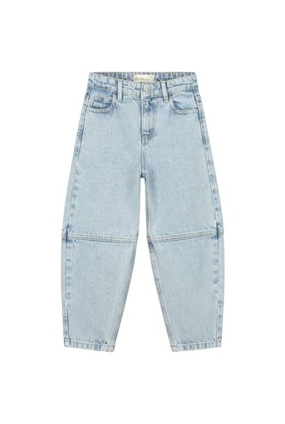 Charlie Petite lou balloon jeans snow blue - broek
